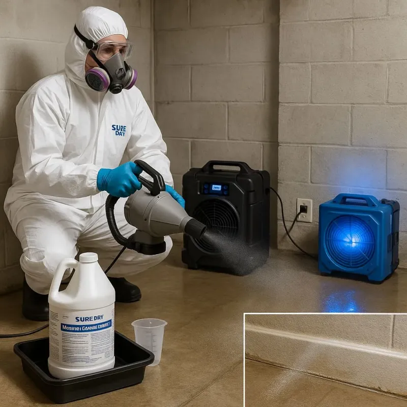 Sanitization and Odor Removal process in Weatogue, CT