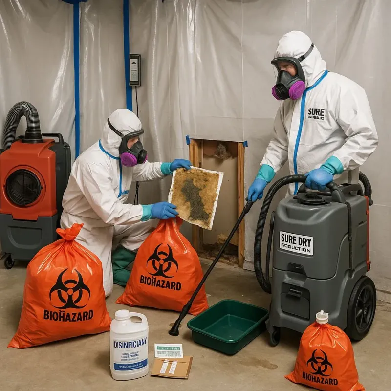 Contaminated Water Handling Protocols process in Weatogue, CT